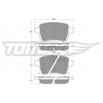 TOMEX Brakes Bremsbelagsatz, Scheibenbremse